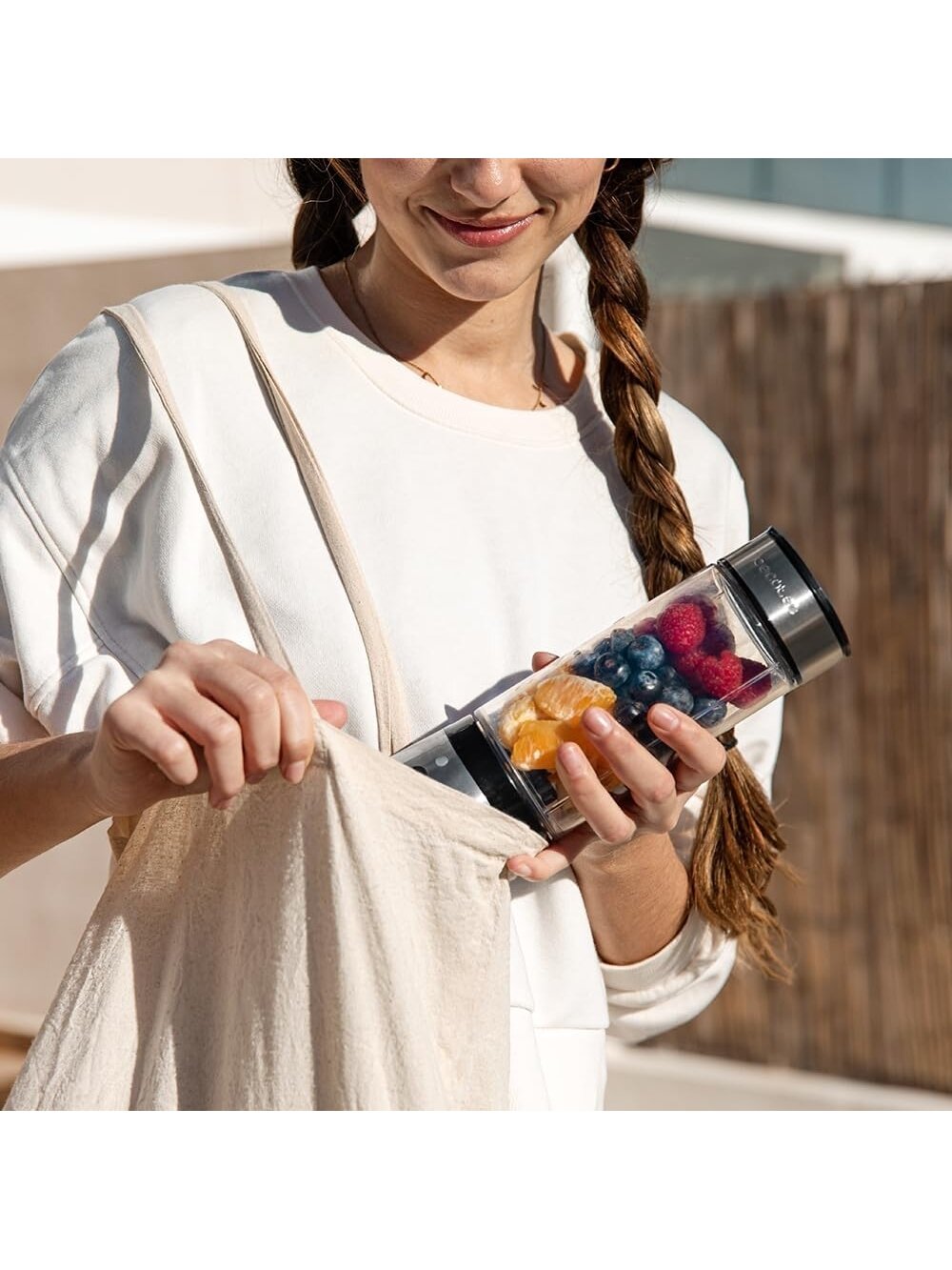 Cecotec Smoothie Blender | WanderlustMix USB | Portable | 126 W | Jar capacity 0.4 L | Ice crushing | Inox 4