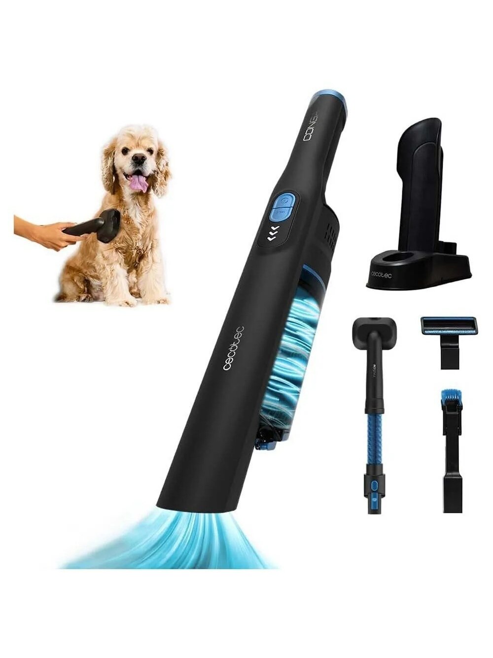 Cecotec Vacuum Cleaner | Conga Rockstar Micro+ Animal | Cordless operating | Handheld | 200 W | 16.8 V | Operating time (max) 40 min | Black 1