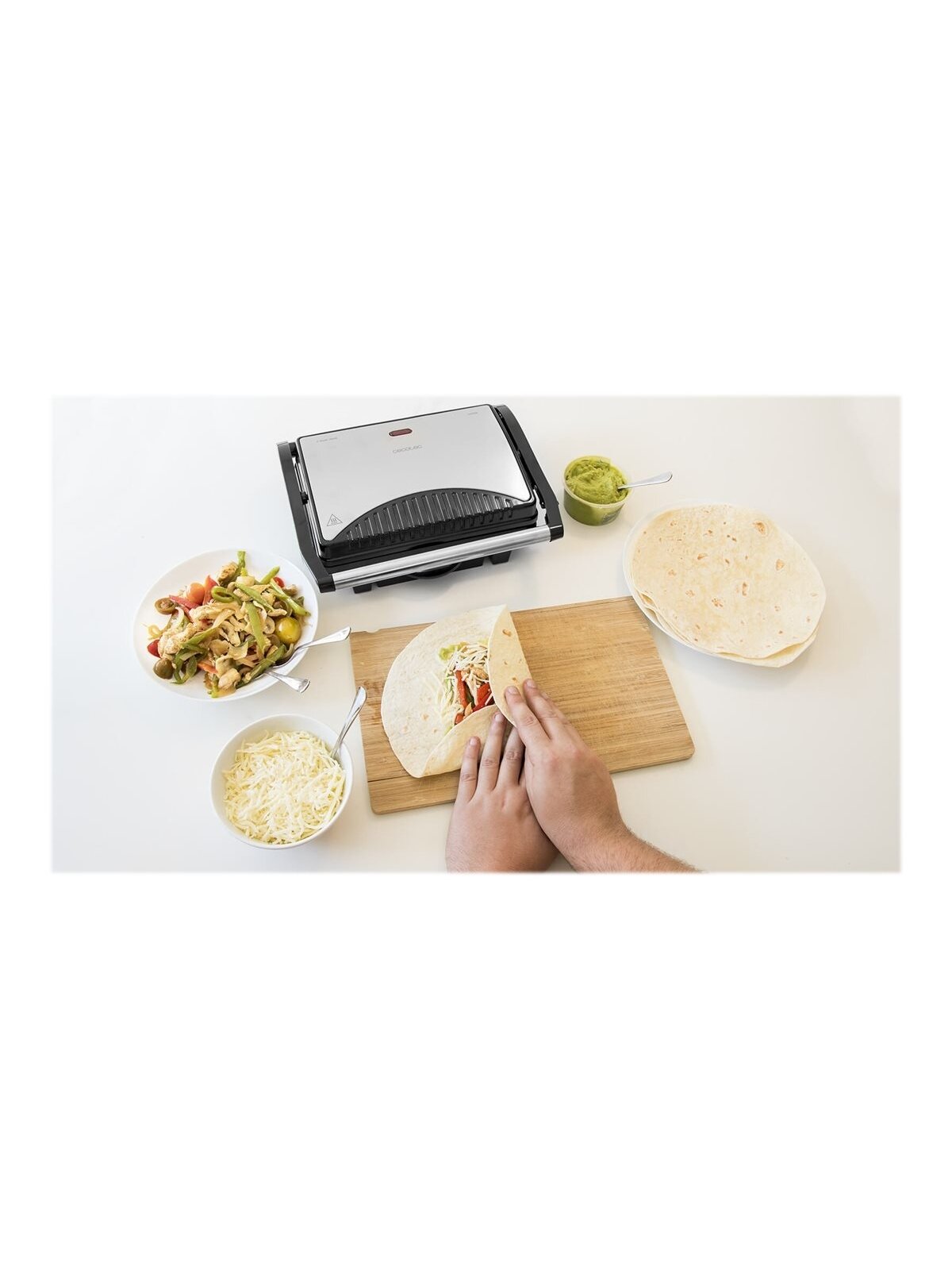 Cecotec Grill | Rock'nGrill 1000 | 1000 W | Electric Grill | Black/Stainless steel 7