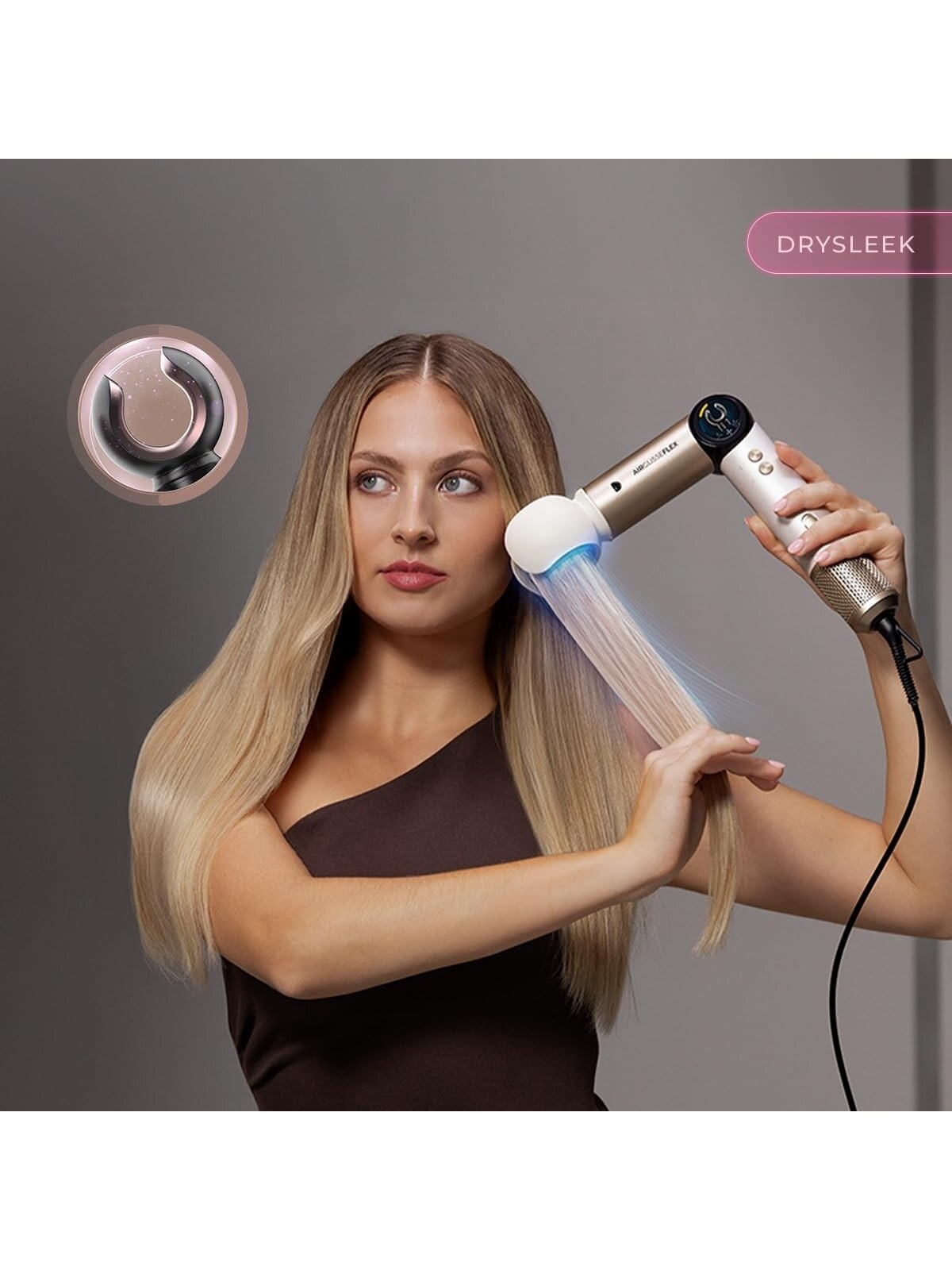 Cecotec Styling Brush | AirGlam 14in1 Flex Black | Ion conditioning | Barrel diameter 32 mm/35 mm | 1400 W | Black 5