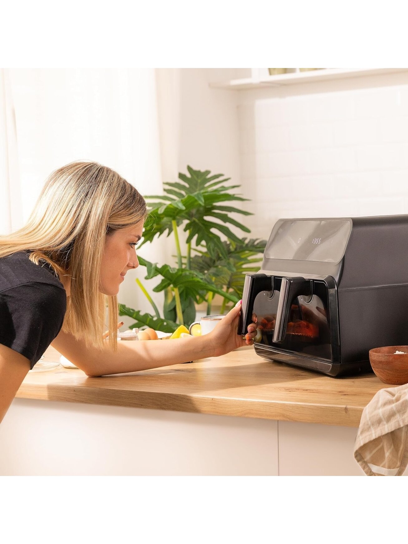 Cecotec Double hot air fryer | Cecofry Advance 9000 Window | Power 2200 W | Capacity 9 L | Black 6