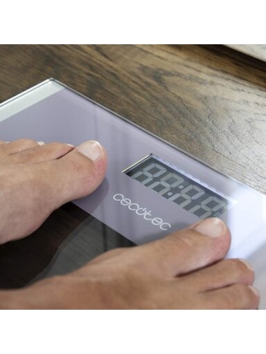 Cecotec Bathroom Scales | Surface Precision Healthy | Maximum weight (capacity) 180 | Grey/Transparent