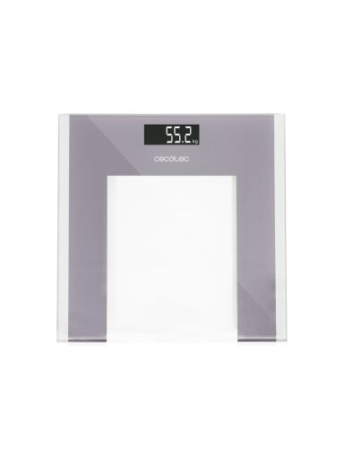 Cecotec Bathroom Scales | Surface Precision Healthy | Maximum weight (capacity) 180 | Grey/Transparent
