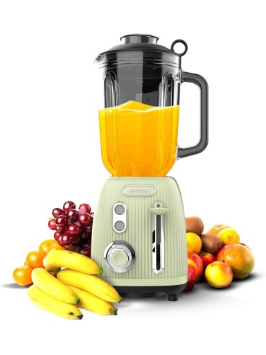 Cecotec Blender | Power Black Titanium RetroGreen | Tabletop | 1200 W | Jar capacity 1.5 L | Jar material Glass | Green Cecotec Blender | Power Black Titanium RetroGreen | Tabletop | 1200 W | Jar capacity 1.5 L | Jar material Glass | Green