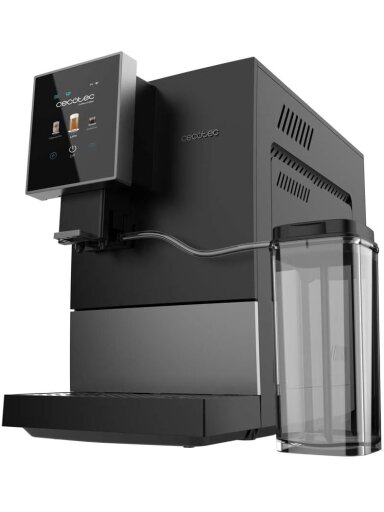Cecotec Coffee Maker | Cremmaet Compactccino Connected | Pump pressure 19 bar | Built-in milk frother | Super-automatic | Black