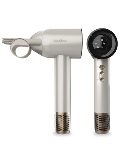 Cecotec Hair dryer | DryGlam Waves Champagne | 1600 W | Number of temperature settings 3 | Ionic function | Champagne | Diffuser nozzle