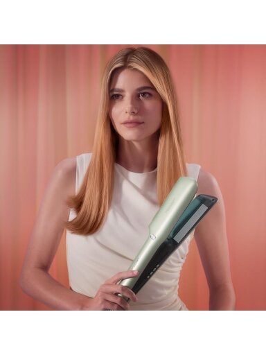 Cecotec Hair Straightener | Air Lisse Champagne | Ceramic heating system | Ionic function | Temperature (max) 230 °C | Temperature (min) 100 °C | Number of heating levels 3 | 1600 W | Champagne