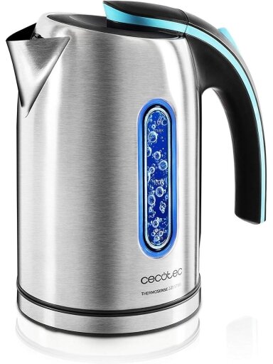 Cecotec Kettle | ThermoSense 220 Steel | Electric | 1630 W | 1.2 L | Stainless Steel | 360° rotational base | Stainless Steel Cecotec Kettle | ThermoSense 220 Steel | Electric | 1630 W | 1.2 L | Stainless Steel | 360° rotational base | Stainless Steel