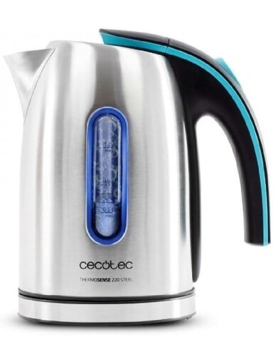 Cecotec Kettle | ThermoSense 220 Steel | Electric | 1630 W | 1.2 L | Stainless Steel | 360° rotational base | Stainless Steel Cecotec Kettle | ThermoSense 220 Steel | Electric | 1630 W | 1.2 L | Stainless Steel | 360° rotational base | Stainless Steel