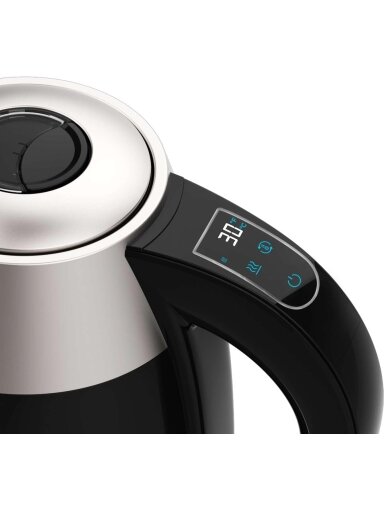 Cecotec Kettle | Thermosense 400 VisionLight | Electric | 2200 W | 1.7 L | Stainless steel | 360° rotational base | Black/Stainless steel Cecotec Kettle | Thermosense 400 VisionLight | Electric | 2200 W | 1.7 L | Stainless steel | 360° rotational base | Black/Stainless steel