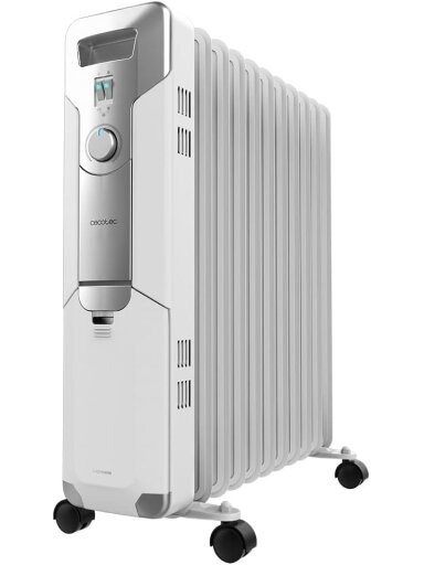 Cecotec ReadyWarm 11000 Space | Oil Radiator | 2500 W | Number of power levels 3 | Suitable for rooms up to 25 m² | White Cecotec ReadyWarm 11000 Space | Oil Radiator | 2500 W | Number of power levels 3 | Suitable for rooms up to 25 m² | White
