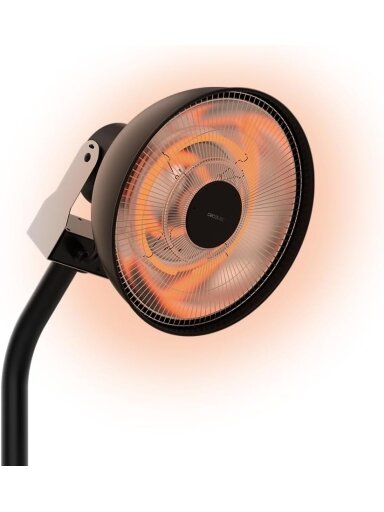 Cecotec ReadyWarm 21000 Carbon Focus | Infrared Heater | 2100 W | Number of power levels 3 | Suitable for rooms up to 20 m² | Black | IP24 Cecotec ReadyWarm 21000 Carbon Focus | Infrared Heater | 2100 W | Number of power levels 3 | Suitable for rooms up to 20 m² | Black | IP24