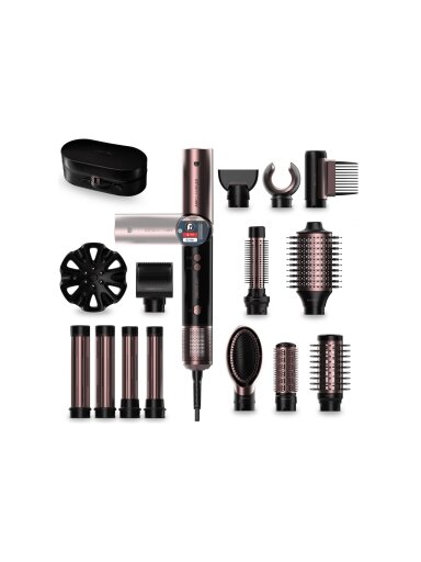 Cecotec Styling Brush | AirGlam 14in1 Flex Black | Ion conditioning | Barrel diameter 32 mm/35 mm | 1400 W | Black