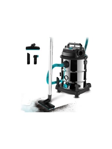 Cecotec Vacuum cleaner | Conga Rockstar Wet & Dry Steel Max Pro | Corded operating | 1600 W | 220-240 V | Silver/Black