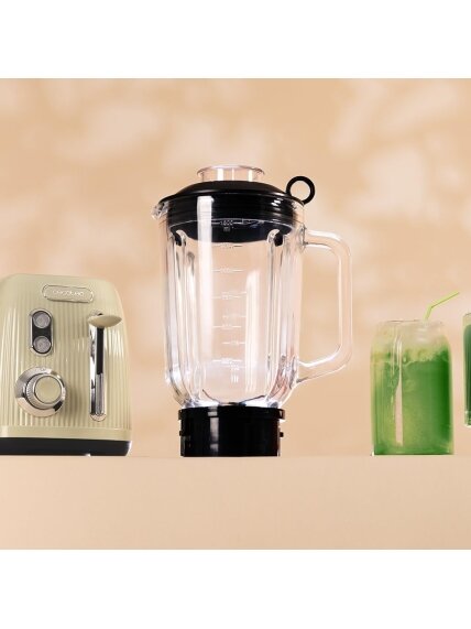 Cecotec Blender | Power Black Titanium RetroGreen | Tabletop | 1200 W | Jar capacity 1.5 L | Jar material Glass | Green 4