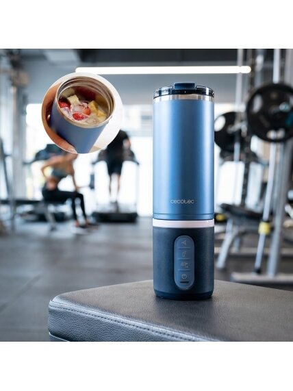 Cecotec Blender | Power Titanium Shake2Go | Portable | 180 W | Jar material BPA-free | Jar capacity 0.6 L | Dark Steel 3
