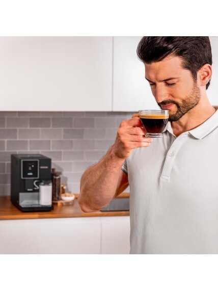 Cecotec Coffee Maker | Cremmaet Compactccino Connected | Pump pressure 19 bar | Built-in milk frother | Super-automatic | Black 4