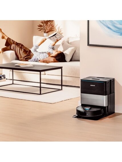 Cecotec Conga X70 | Robot Vacuum Cleaner | Operating time (max) 240 min | Wet&Dry | 5200 mAh | 15000 Pa | Black 7 Cecotec Conga X70 | Robot Vacuum Cleaner | Operating time (max) 240 min | Wet&Dry | 5200 mAh | 15000 Pa | Black 7