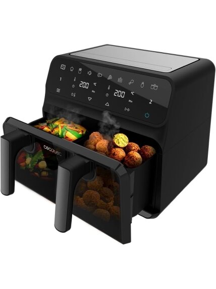 Cecotec Double hot air fryer | Cecofry Advance 9000 Window | Power 2200 W | Capacity 9 L | Black 1