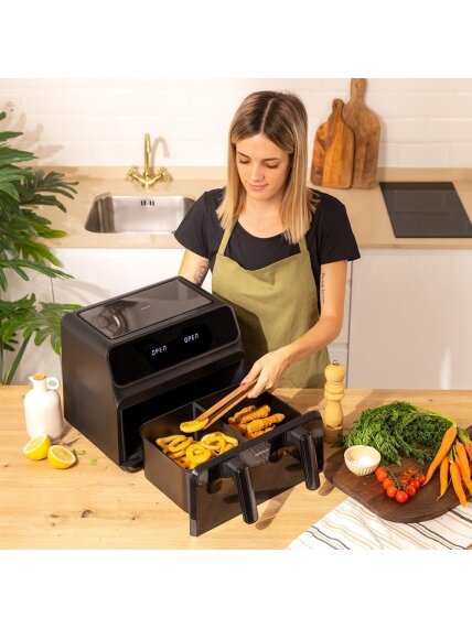 Cecotec Double hot air fryer | Cecofry Advance 9000 Window | Power 2200 W | Capacity 9 L | Black 3