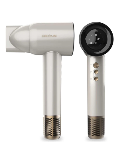 Cecotec Hair dryer | DryGlam Waves Champagne | 1600 W | Number of temperature settings 3 | Ionic function | Champagne | Diffuser nozzle 2 Cecotec Hair dryer | DryGlam Waves Champagne | 1600 W | Number of temperature settings 3 | Ionic function | Champagne | Diffuser nozzle 2