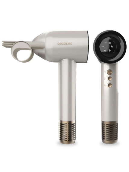 Cecotec Hair dryer | DryGlam Waves Champagne | 1600 W | Number of temperature settings 3 | Ionic function | Champagne | Diffuser nozzle 1 Cecotec Hair dryer | DryGlam Waves Champagne | 1600 W | Number of temperature settings 3 | Ionic function | Champagne | Diffuser nozzle 1
