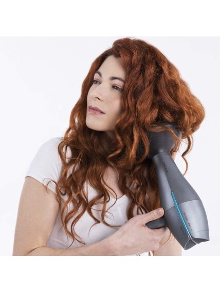 Cecotec Hair dryer | IoniCare 5300 Maxi Aura Black | 2200 W | Number of temperature settings 3 | Ionic function | Black/Grey | Diffuser nozzle 5