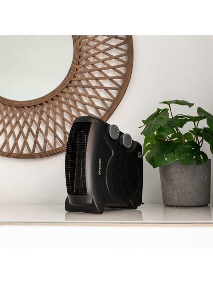 Cecotec ReadyWarm 2000 Max Dual Black | Fan heater | 2000 W | Number of power levels 3 | Suitable for rooms up to 20 m² | Black 6 Cecotec ReadyWarm 2000 Max Dual Black | Fan heater | 2000 W | Number of power levels 3 | Suitable for rooms up to 20 m² | Black 6
