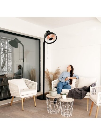 Cecotec ReadyWarm 21000 Carbon Focus | Infrared Heater | 2100 W | Number of power levels 3 | Suitable for rooms up to 20 m² | Black | IP24 3 Cecotec ReadyWarm 21000 Carbon Focus | Infrared Heater | 2100 W | Number of power levels 3 | Suitable for rooms up to 20 m² | Black | IP24 3