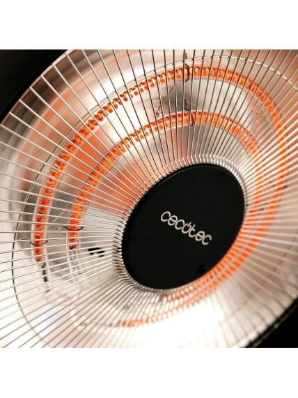 Cecotec ReadyWarm 21000 Carbon Focus | Infrared Heater | 2100 W | Number of power levels 3 | Suitable for rooms up to 20 m² | Black | IP24 5 Cecotec ReadyWarm 21000 Carbon Focus | Infrared Heater | 2100 W | Number of power levels 3 | Suitable for rooms up to 20 m² | Black | IP24 5