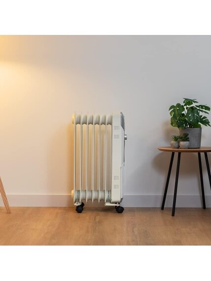 Cecotec ReadyWarm 7000 Space | Oil Radiator | 1500 W | Number of power levels 3 | Suitable for rooms up to 15 m² | White 2 Cecotec ReadyWarm 7000 Space | Oil Radiator | 1500 W | Number of power levels 3 | Suitable for rooms up to 15 m² | White 2