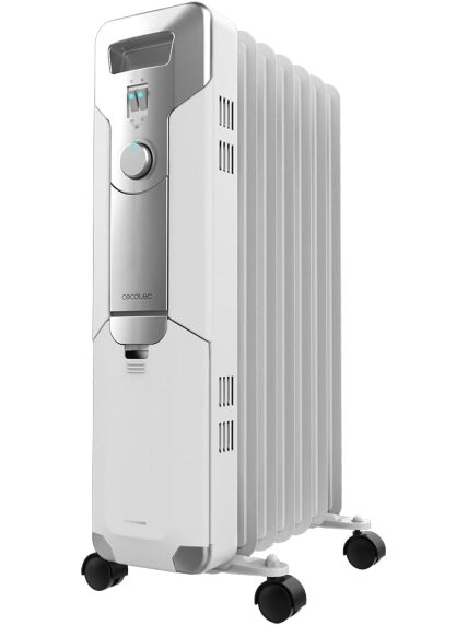 Cecotec ReadyWarm 7000 Space | Oil Radiator | 1500 W | Number of power levels 3 | Suitable for rooms up to 15 m² | White Cecotec ReadyWarm 7000 Space | Oil Radiator | 1500 W | Number of power levels 3 | Suitable for rooms up to 15 m² | White