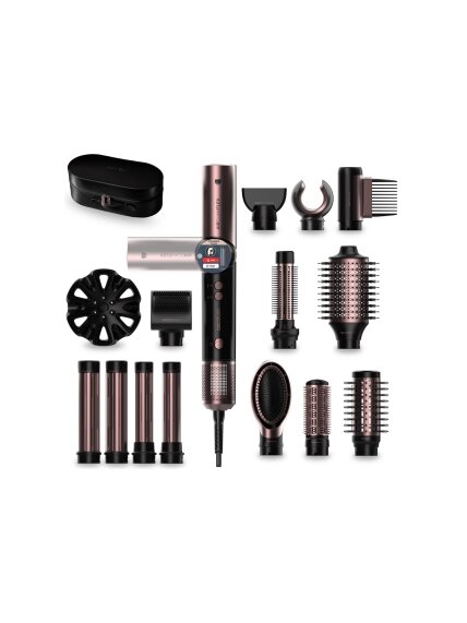 Cecotec Styling Brush | AirGlam 14in1 Flex Black | Ion conditioning | Barrel diameter 32 mm/35 mm | 1400 W | Black Cecotec Styling Brush | AirGlam 14in1 Flex Black | Ion conditioning | Barrel diameter 32 mm/35 mm | 1400 W | Black