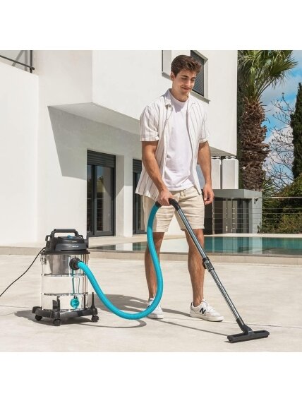 Cecotec Vacuum cleaner | Conga Rockstar Wet & Dry Steel Max Pro | Corded operating | 1600 W | 220-240 V | Silver/Black 1 Cecotec Vacuum cleaner | Conga Rockstar Wet & Dry Steel Max Pro | Corded operating | 1600 W | 220-240 V | Silver/Black 1