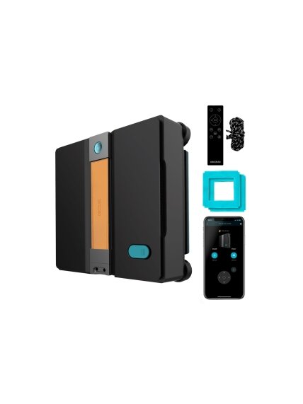 Cecotec Windows Cleaning Robot | Conga Windroid W50 Double Spray | Corded | Black 2 Cecotec Windows Cleaning Robot | Conga Windroid W50 Double Spray | Corded | Black 2