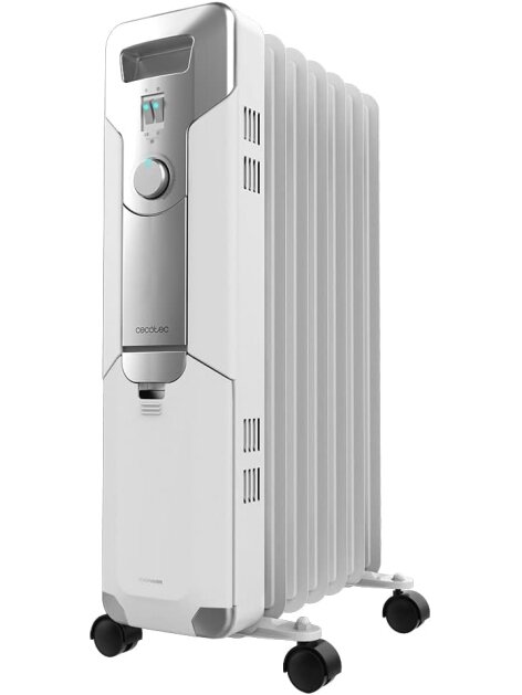 Cecotec ReadyWarm 7000 Space | Oil Radiator | 1500 W | Number of power levels 3 | Suitable for rooms up to 15 m² | White Cecotec ReadyWarm 7000 Space | Oil Radiator | 1500 W | Number of power levels 3 | Suitable for rooms up to 15 m² | White