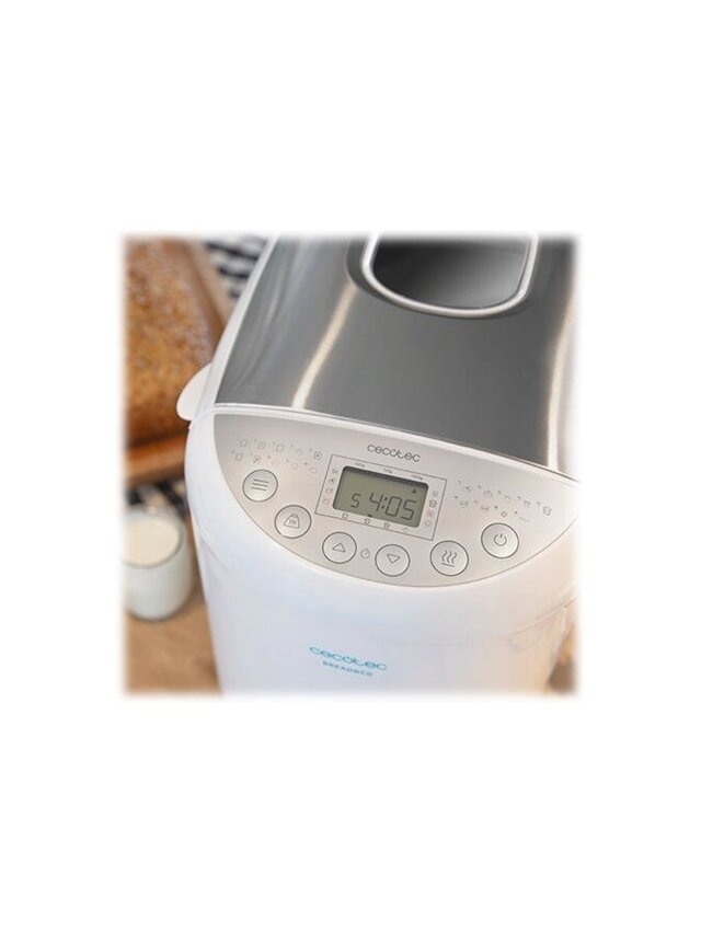 Cecotec Bread Maker | Bread&Co 1000 Delicious | Number of programs 19 | Display LCD 5 Cecotec Bread Maker | Bread&Co 1000 Delicious | Number of programs 19 | Display LCD 5