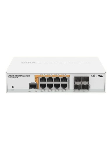Cloud Router Switch CRS112-8P-4S-IN | 12 month(s) Cloud Router Switch CRS112-8P-4S-IN | 12 month(s)
