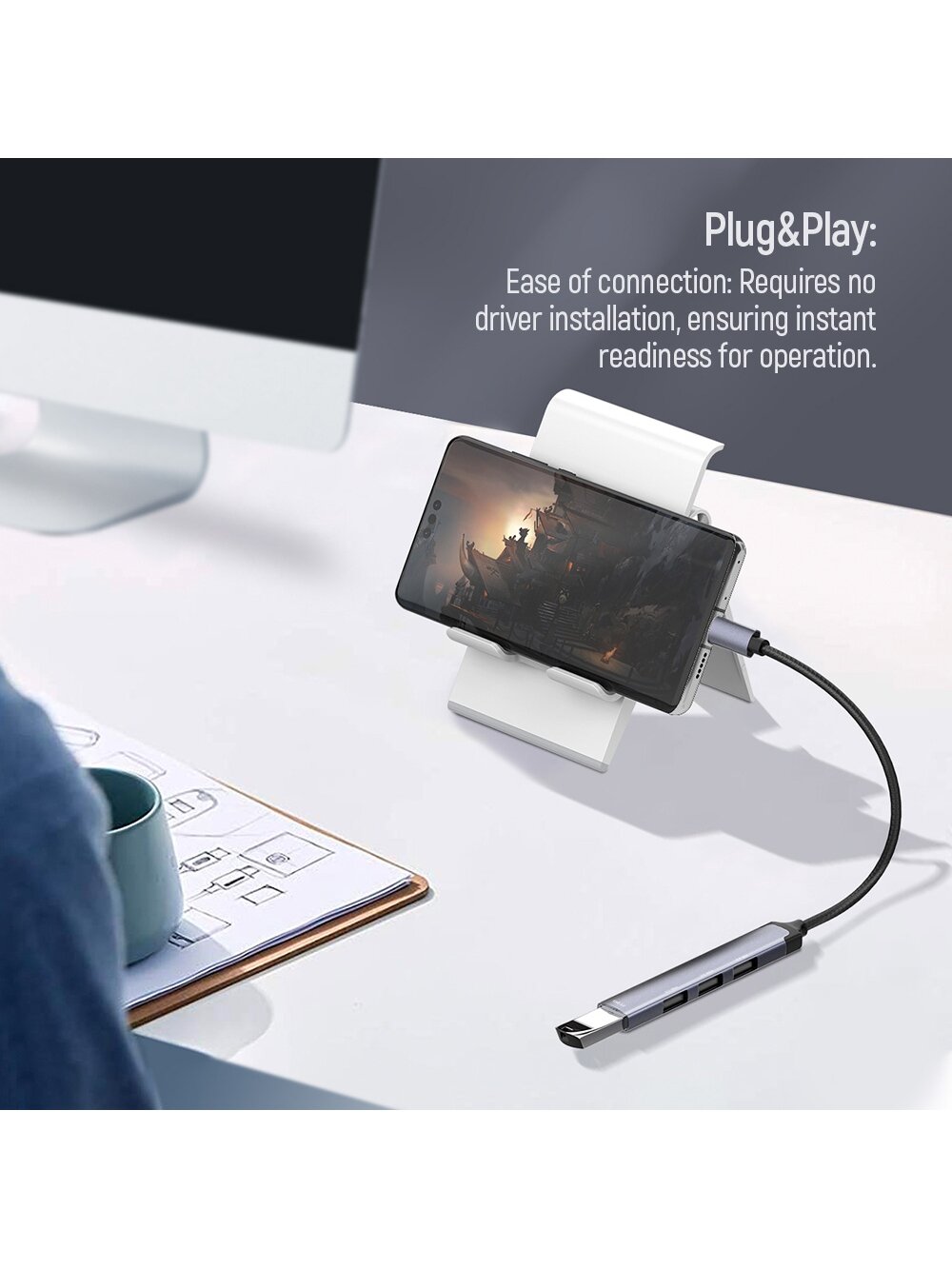 ColorWay 4-in-1 Docking Station | CW-HUB04 7 ColorWay 4-in-1 Docking Station | CW-HUB04 7