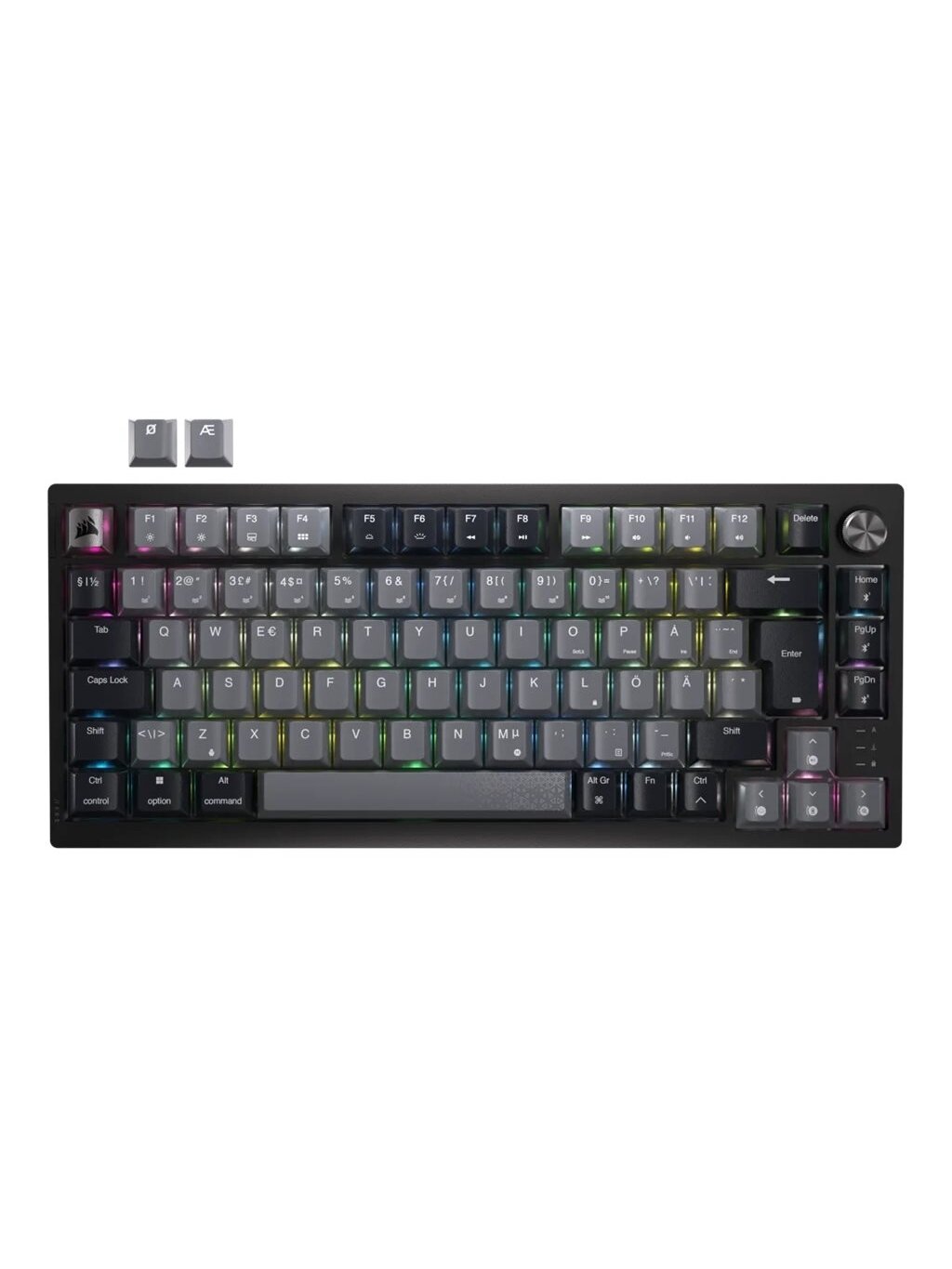 Corsair Keyboard | K65 PLUS | Mechanical Gaming Keyboard | Wireless | Nordic | CORSAIR MLX Red | Black Corsair Keyboard | K65 PLUS | Mechanical Gaming Keyboard | Wireless | Nordic | CORSAIR MLX Red | Black