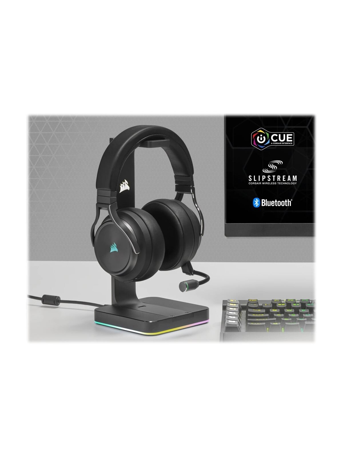 Corsair | High-Fidelity Gaming Headset | VIRTUOSO RGB WIRELESS XT | Wireless/Wired | Over-Ear | Black | Wireless 10 Corsair | High-Fidelity Gaming Headset | VIRTUOSO RGB WIRELESS XT | Wireless/Wired | Over-Ear | Black | Wireless 10