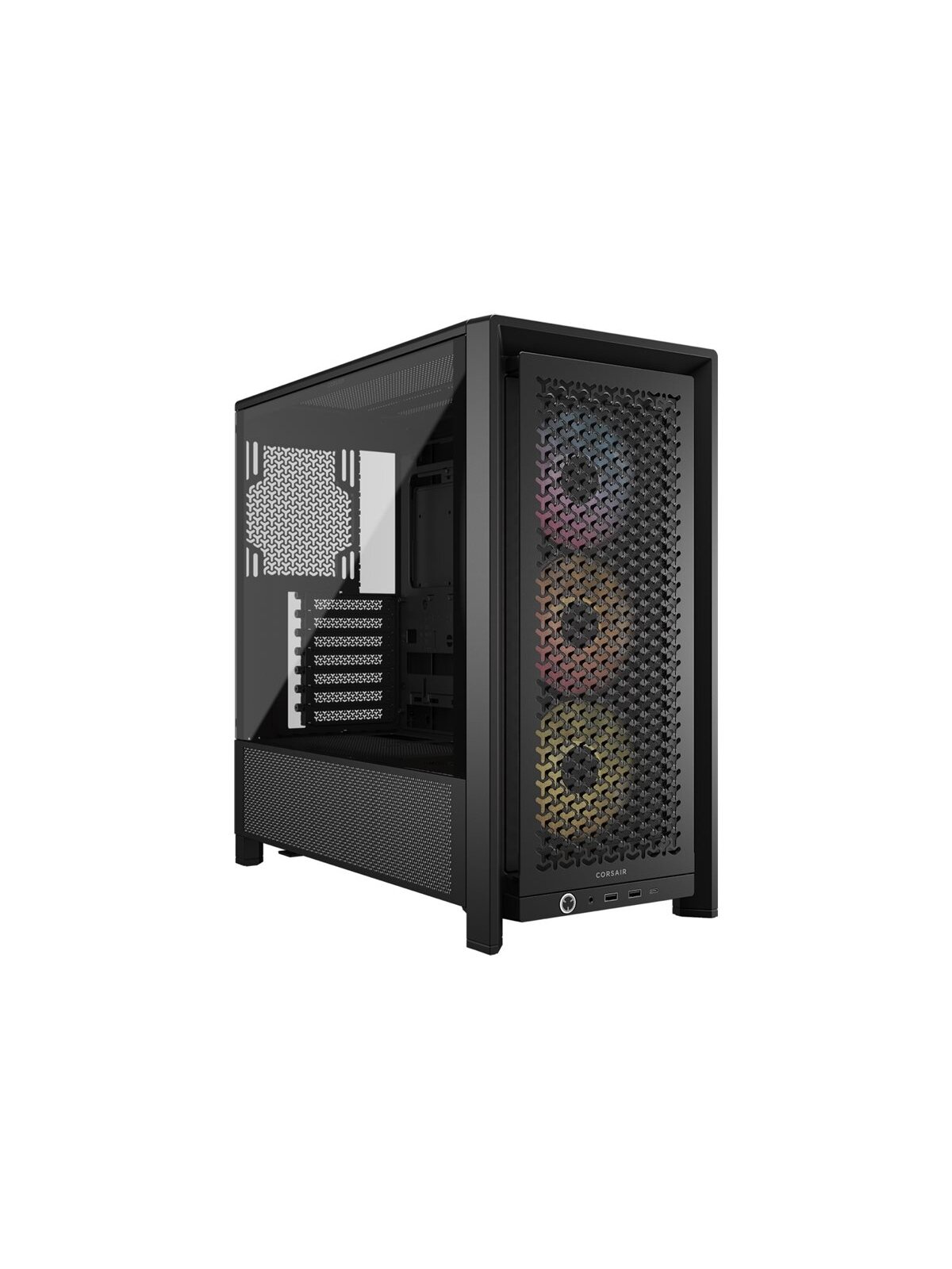 Corsair PC Case | Frame 4000D RS ARGB Modular | Black | Mid-Tower Corsair PC Case | Frame 4000D RS ARGB Modular | Black | Mid-Tower