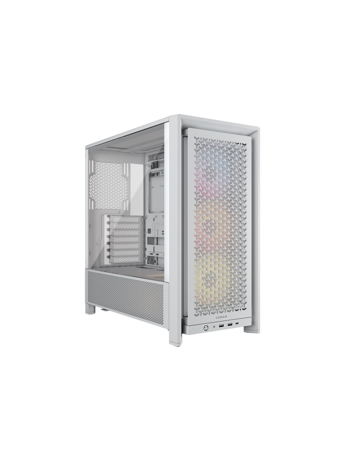 Corsair PC Case | Frame 4000D RS ARGB Modular | White | Mid-Tower