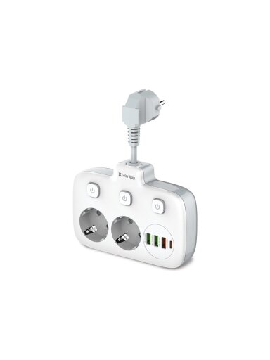 ColorWay Power Socket | CW-CHE24PDW
