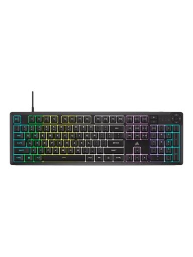 Corsair K55 CORE RGB | Gaming keyboard | Wired | NA | Black