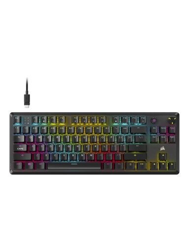Corsair K70 CORE TKL | Tenkeyless Mechanical Gaming Keyboard | Wired | NA | MLX RED | Black