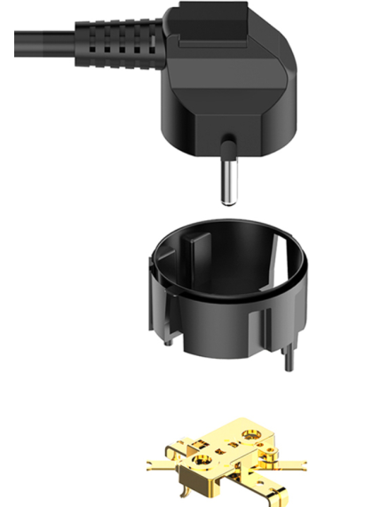 ColorWay | 10 A | Power Socket | CW-CHE64B | 17 W 5 ColorWay | 10 A | Power Socket | CW-CHE64B | 17 W 5