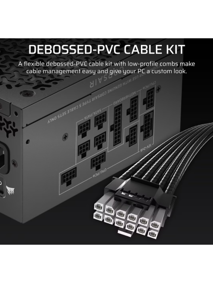 Corsair Fully Modular ATX Power Supply (EU) | RM850x SHIFT | 850 W | Black 4 Corsair Fully Modular ATX Power Supply (EU) | RM850x SHIFT | 850 W | Black 4