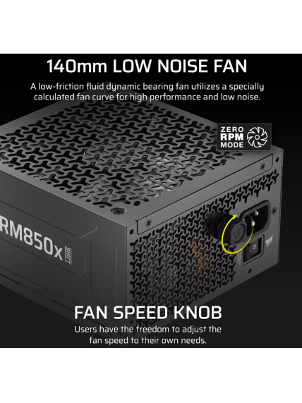 Corsair Fully Modular ATX Power Supply (EU) | RM850x SHIFT | 850 W | Black 6