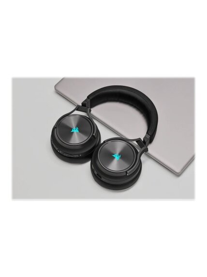 Corsair | High-Fidelity Gaming Headset | VIRTUOSO RGB WIRELESS XT | Wireless/Wired | Over-Ear | Black | Wireless 8 Corsair | High-Fidelity Gaming Headset | VIRTUOSO RGB WIRELESS XT | Wireless/Wired | Over-Ear | Black | Wireless 8